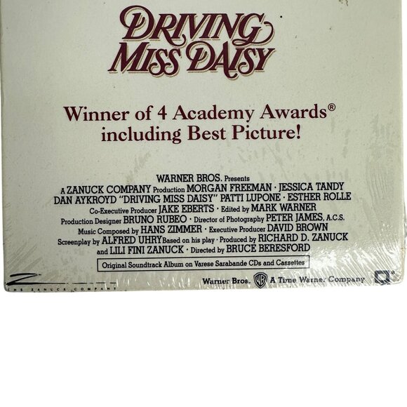 Driving Miss Daisy VHS 1989 Morgan Freeman Jessica Tandy Dan Aykroyd Sealed - Picture 4 of 8